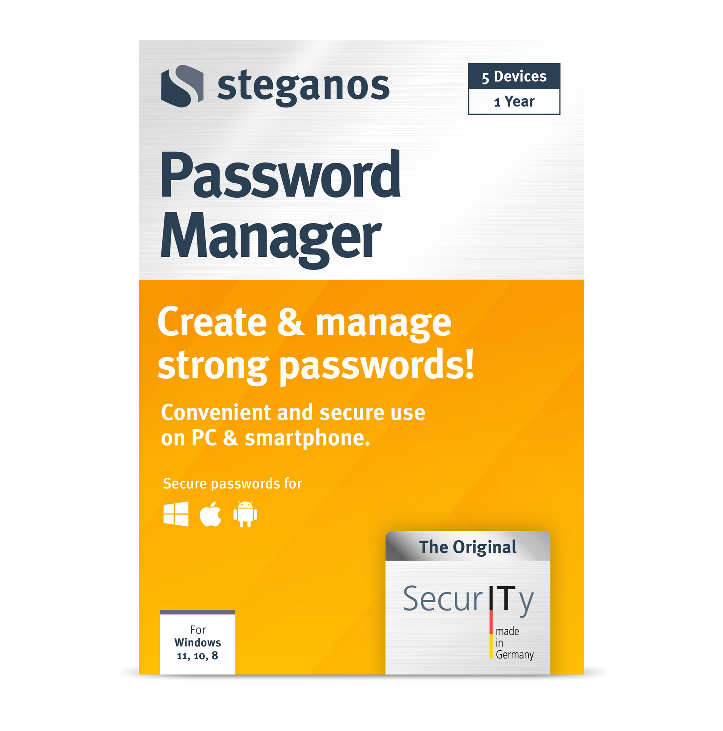 Steganos Passwort-Manager – Starke Passwörter sicher verwalten