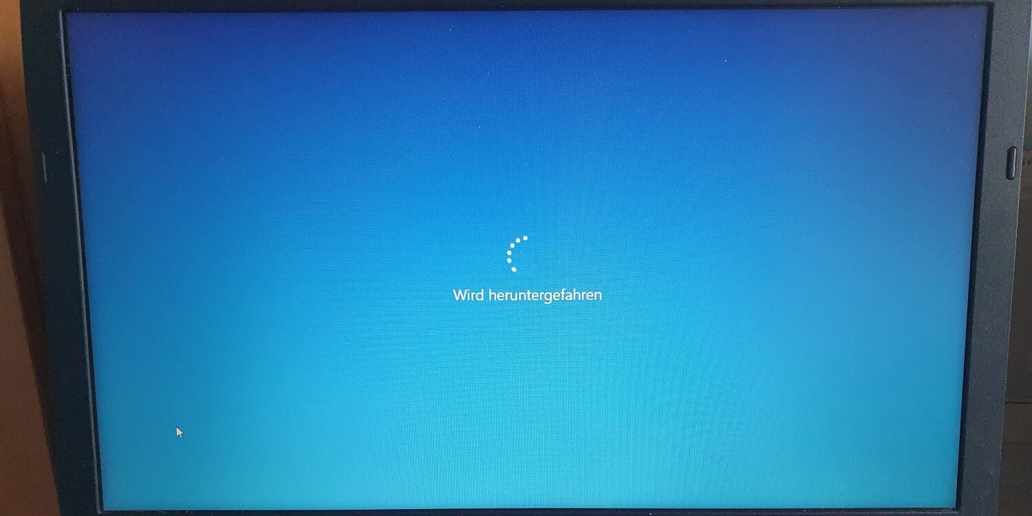 Windows PC fährt nicht mehr herunter. 7 plus 1 Weg um das Problem zu lösen – ein Erfahrungsbericht