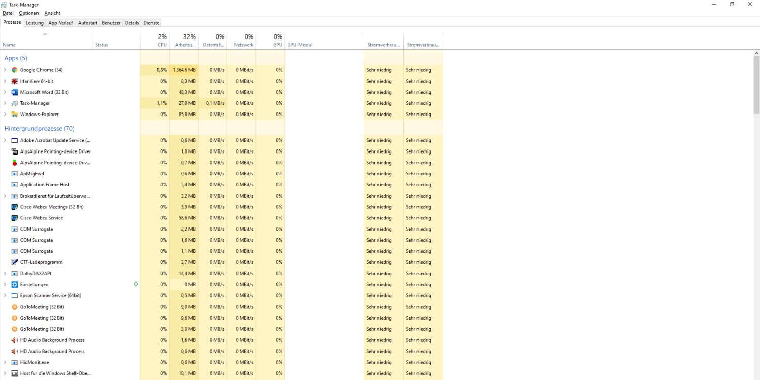 PC-Start bei Windows 10 mit Bordmitteln beschleunigen