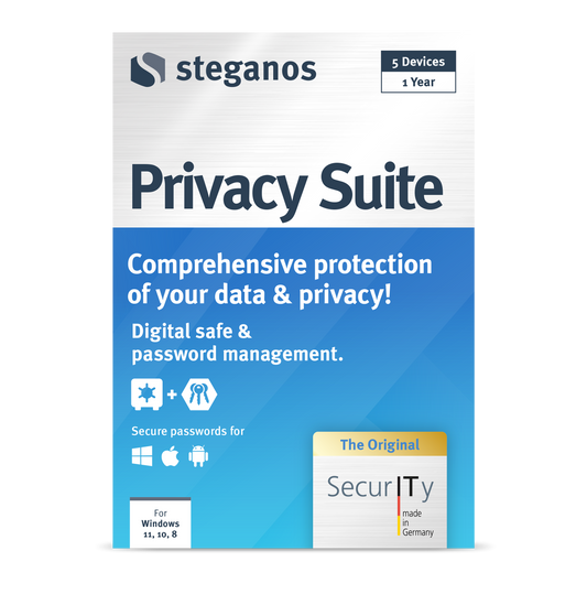 Steganos Privacy Suite – All-in-One Sicherheit für Ihre digitale Welt